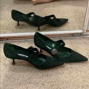 Worn once manolo Blahnik Kitten heels